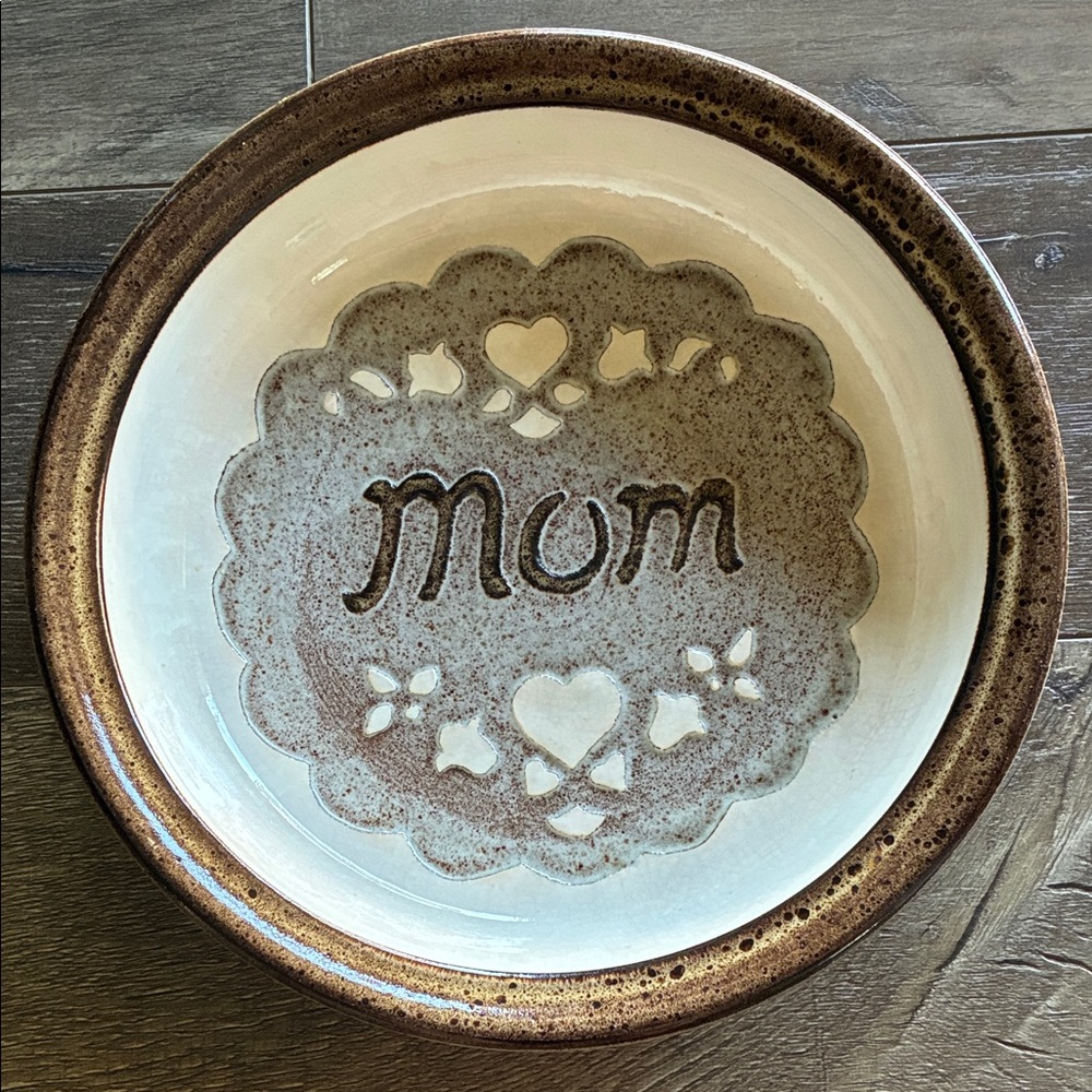 Clay City Pottery Quiche Pie Plate 1979